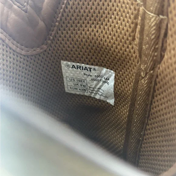 Ariat Sport Patriot II Leather Western Work Boots - size 10 EE new in box